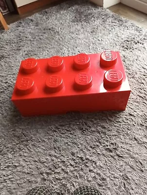 Buy Lego Red Large 8 Studded  Stackable Storage Box • 18£
