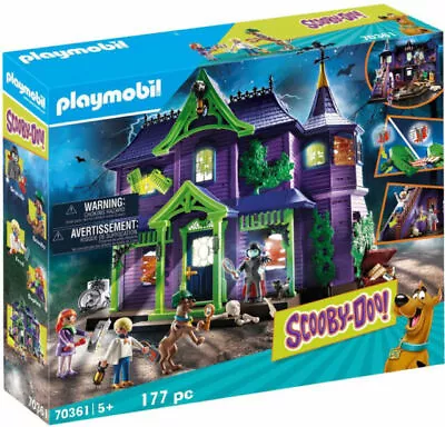 Buy PLAYMOBIL (70361)  Scooby-Doo Mystery Mansion Play Set (4008789703613) • 65£