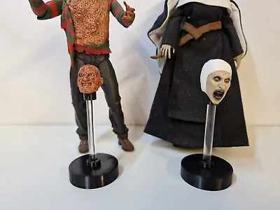 Buy NECA Action Horror Figure Model Head Display Stand For 6  Figure Heads Holder R • 3.99£