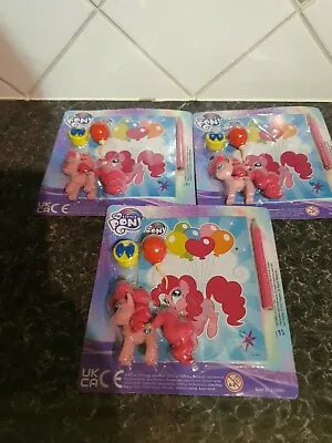 Buy OFFICIAL  MY LITTLE PONY X 3-PONY/STAMP/BALLOON/PENCIL/NOTEBOOK-BNIP-GR8 4 XMAS • 6£