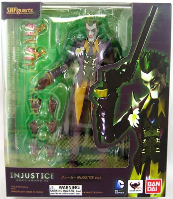 Buy Bandai Tamashii Nations S.H.Figuarts Joker INJUSTICE Ver. Action Figure  • 85£