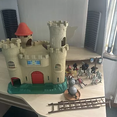 Buy Rare Redbox Castle Playset 1995, Catapult And Knights *SEE DESCRIPTION* • 10£