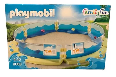 Buy Playmobil 9063 Family Fun Aquarium Kids Toy Playset New Sealed Zoo Add On • 11.62£