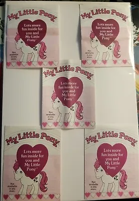 Buy My Little Pony Horseshoe Points Tri-Fold Catalog 1984 Fan Club Booklet  5 Copy • 17.09£