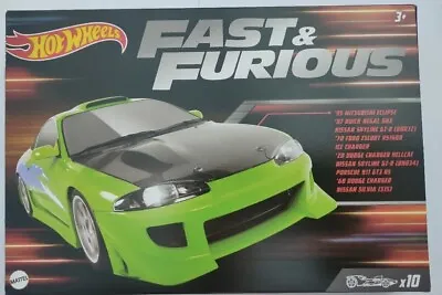 Buy Hot Wheels Fast & Furious 10 Pack With Exclusive Skyline & Dodge • 62£