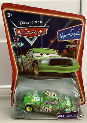 Buy Disney Pixar Cars 1 Diecast Chick Hicks Rare Supercharged 1.55 Scale Card Mattel • 26.50£