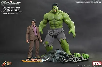 Buy Hot Toys 1/6 The Avengers Mms230 Bruce Banner & Hulk Set Action Figure • 1,179.99£