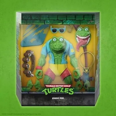 Buy Teenage Mutant Ninja Turtles Ultimates Genghis Frog Figure Super 7 IN STOCK • 59.99£