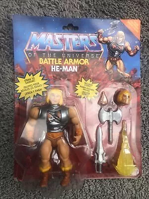 Buy Mattel Masters Of The Universe Battle Armor He-Man Figure Set (GVL75) • 10.94£