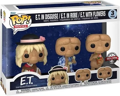 Buy Funko Pop Movies - E.t. The Extraterrestre 3 Pack - Special Edition - New • 25.59£