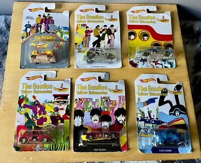Buy Complete Hot Wheels The Beatles Yellow Submarine Vehicle Collection • 20£