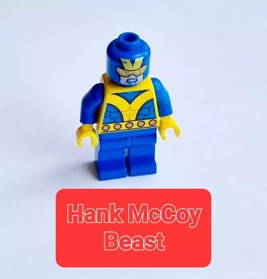 Buy USED LEGO MARVEL SUPERHEROES HANK Mc COY MINIFIGURE USED EXCELLENT CONDITION  • 5.95£