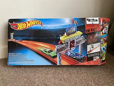 Buy Hot Wheels HW Race Ultimate Drag Strip Set, Boxed, Spares, With Car, Rare. • 16£