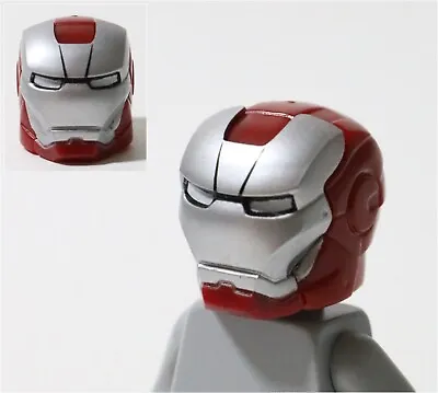 Buy LEGO Silver Centurion Iron Man Minifigure Helmet Part 5002946 Marvel Tony Stark • 16.99£