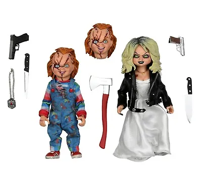 Buy Bride Of Chucky Clothed Action Figure 2-Pack Chucky & Tiffany NECA In Stock • 92.50£