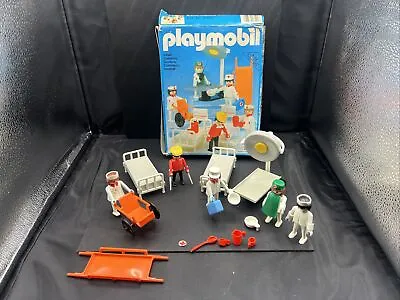 Buy Playmobil 3490 Hospital Staff With Original Packaging Very Rare Not Complete. • 10.99£