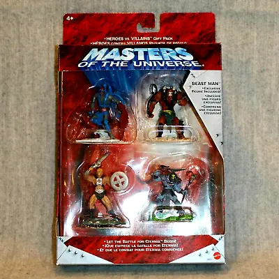 Buy MATTEL HE-MAN MOTU Heroes Villains Masters Of The Universe New Figure Set 2000s • 51.34£