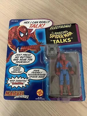Buy Marvel Spectacular Amazing Talking Spider-Man Mutant MOC ToyBiz Sealed 1991 • 29.99£