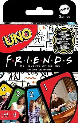 Buy Mattel Games UNO Friends Card Game Family, Adult And Party Game Night HJH35 • 9.99£