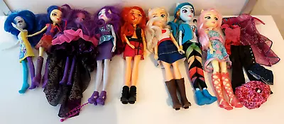Buy Equestria Girls Eight Dolls Bundle All Dressed With Some Spare Clothes • 20£