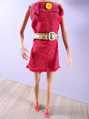 Buy  Vintage Fashion Fashion Clothing For Barbie Steffi Red Jeans Dress Shoes (7256) • 7.15£