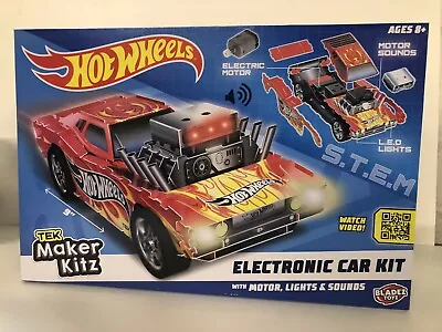 Buy Hot Wheels RedElectronic Car Kit 9  With Motor,Lights&Sounds BTHW-ME1 Age8+ GIFT • 22.99£