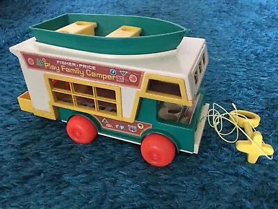 Buy Vintage Fisher Price Play Family Camper • 14.99£