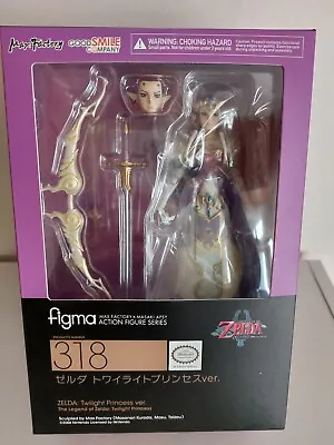 Buy NEW Legend Of Zelda 318 Figma Twilight Princess Zelda Figure Nintendo • 250£
