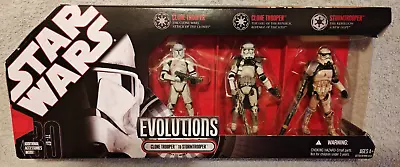 Buy Star Wars Evolutions Clone Trooper To Stormtrooper 30th Anniversary 3-pack New • 59.99£
