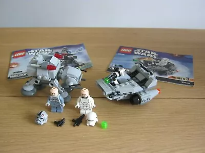 Buy Star Wars Lego Microfighters 75075 AT-AT & 75126 First Order Snowspeeder • 9.99£