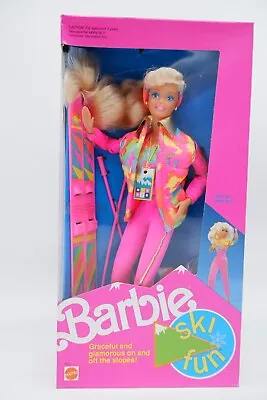 Buy 1990 Barbie Ski Fun Nrfb • 214.43£