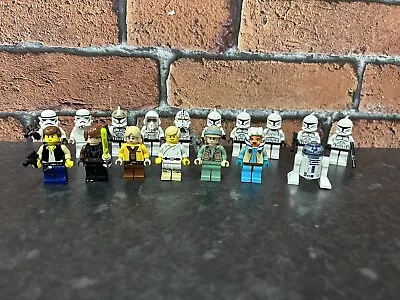Buy Star Wars Lego Minifigure Bundle - 17 -Troopers, Luke, Hans Solo, Anakin,R2D2 • 59.99£