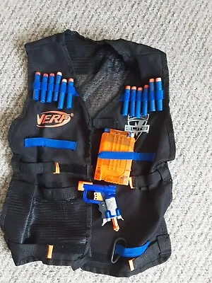 Buy Nerf Tactical Vest And Gun • 4.99£