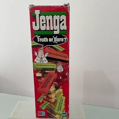 Buy Jenga Truth Or Dare Precision Wood Crafted Blocks Hasbro Vintage 90s Y2K Adult • 9.99£