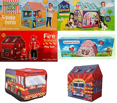 Buy Play Tents - Fireman's House/Engine, Sylvanian Families, Pet Hotel, Burger Box  • 19.99£