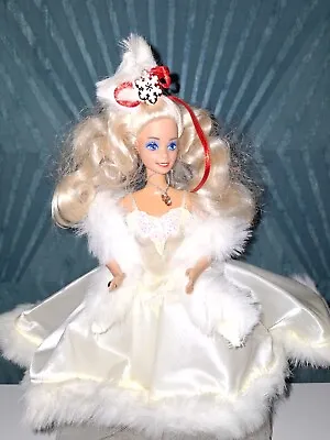 Buy Mattel Barbie: Happy Holidays Christmas Snowflake 1989 Doll • 41.11£