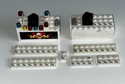 Buy Vintage LEGO 9v Lights & Sound Battery Box X2 Sound Blocks X2 Plates Bulb Covers • 34.99£