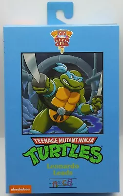 Buy NECA Teenage Mutant Ninja Turtles ULTIMATE LEONARDO (VHS) Cartoon PIZZA CLUB • 50£