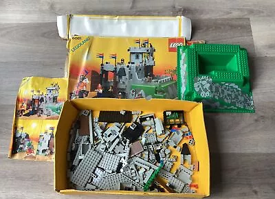 Buy 1990 Vintage Lego Castle System King Mountain Fortres Legoland Set 6081 • 25£