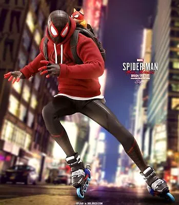 Buy HotToys VGM50v Spider-Man 1/6 Miles Morales Bodega Cat Suit Collectible Figure • 479£