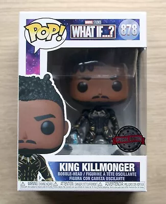 Buy Funko Pop Marvel What If? King Killmonger + Free Protector • 14.99£