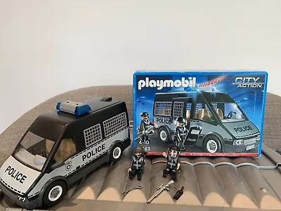 Buy Playmobil City Action Police Van With Lights And Sound (6043) • 12£