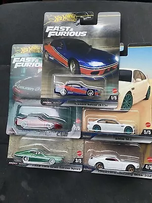 Buy Hot Wheels Fast And Furious 2024 Mix 2 Full Set Nissan /Toyota /Ford/ BMW. New. • 43£
