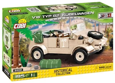 Buy COBI 2402 - VW TYP 82 Kubelwagen - German Army Afrika Korps WW2 Building Blocks • 15.95£