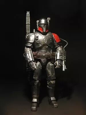 Buy Star Wars Black Series 6  Heavy Infantry Mandalorian Custom Metal Effect Armour • 19.99£