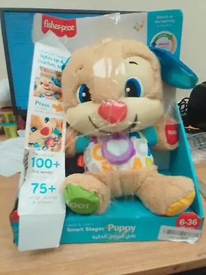 Buy Fisher Price Smart Stages Puppy Educational Toy Songs Sounds Phrases Damaged Box • 18£
