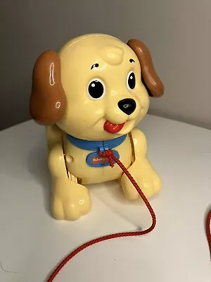 Buy Fisher Price Activity Walker Snoopy Puppy Pull Along Dog Toy Vintage • 5.77£