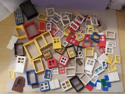 Buy Lego House Bricks & Pieces - Windows & Doors & Frames & Jail Doors • 3.50£