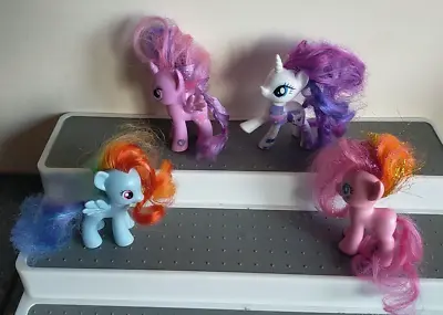 Buy My Little Pony Bundle X 4 G4 Brushable  - Rarity, Twilight Sparkle, Pinkie Pie • 10.75£