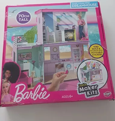 Buy Kids Barbie Make Your Own Dreamhouse Play Set Ages 3 + • 12.99£